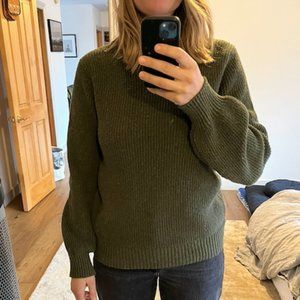 Women's Patagnia Off country mock neck sweater, small, green
